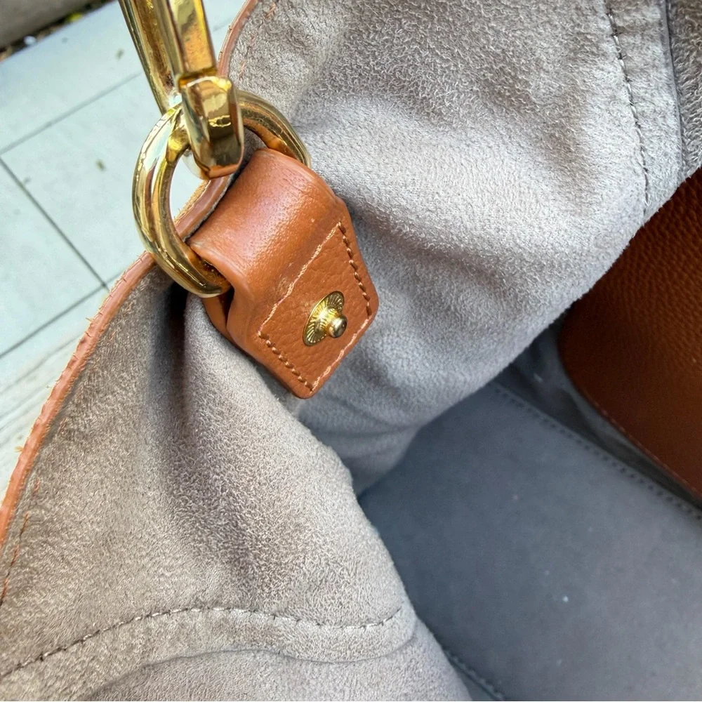 Anthropologie TMRW Studio‎ Antonio Suede Leather Crossbody Tote